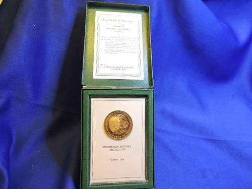 Rhodesia History Medallion First President of Rhodesia in Bronze
